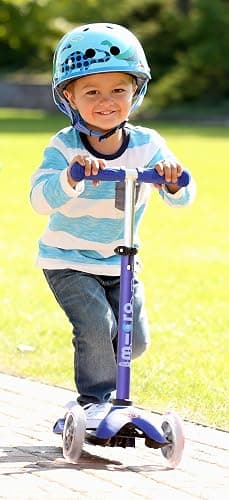 Micro Kickboard Mini 3-Wheel Toddler Scooter, Ages 2-5, Up to 110lbs | Lean-to-Steer Design, Adjustable T-Bar Grows with Your Child, Smooth-Ride PU Wheels, Rear Brake, Swiss-Engineered thumbnail 4