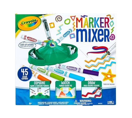 Crayola Marker Mixer Art Kit, Washable Marker Set, Easy Craft Kit for Kids, Gift for Kids Age 6+ - Image 1
