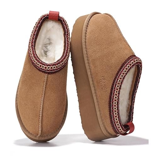 Project Cloud 100% Genuine Leather Platform Slippers for Women – Soft Memory Foam Womens Slippers & Supportive Clogs for Women 2025 – Cozy, Stylish Everyday Footwear (Sayre) - Image 1