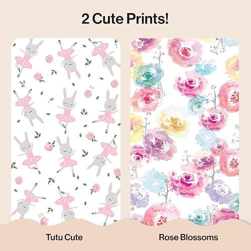 The Honest Company Clean Conscious Diapers for Delicate Skin | Up to 100% Leakproof | Hypoallergenic, Fragrance Free | Girl Prints | Super Club Box, Size 2 (12-18 lbs), 124 Count (Prints May Vary) - Size 2 (124 Count) - Rose Blossom + Tutu Cute thumbnail 5