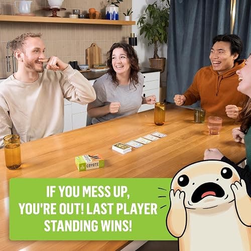 Exploding Kittens Coyote Created by Tim Ferriss | Perfect for Family Fun, Game Night, and Travel | 3-8 Players, 10 Mins, Ages 10 and Up thumbnail 7