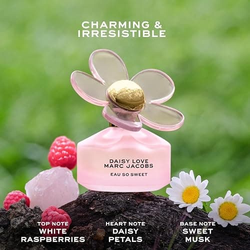 Marc Jacobs Daisy Love Eau So Sweet Eau de Toilette – Floral Women's Perfume – With Notes of White Raspberries, Daisy Petals & Sweet Musk thumbnail 2