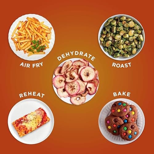 Ninja Air Fryer | 5 QT Capacity fit up to 4lbs of Fries | 5-in-1 Air Fry, Bake, Roast, Reheat, & Dehydrate | 400°F | Air Crisp Technology | 1750 Watts | Nonstick Basket & Crisper Plate | Grey | AF142 thumbnail 6