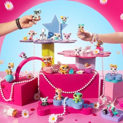 Littlest Pet Shop - Pet Surprise Three Pack - Series 5 - Gen 7 Authentic LPS Bobble Head Toy Figure, Collectible Toy Animal, Ages 4+ thumbnail 4