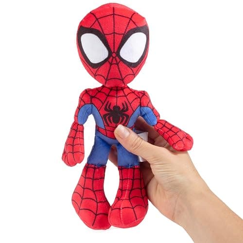 Marvel Spidey & His Amazing Friends 8" Plush 3-Pack Set - Spider-Man, Miles Morales, Gwen Stacy Ghost - Officially Licensed Stuffed Animal Toy Figures - Spider-Verse Gift for Kids, Boys, Girls thumbnail 6