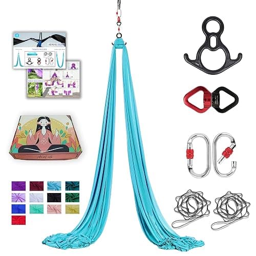 ZYOSJK Aerial Silks 11 Yards Aerial Silks For Home Aerial Yoga Swing Aerial Yoga Hammock Swing Aerial Silk For Gymnastics - Image 1