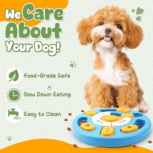 KIPRITII Well-Rounded Dog Enrichment Toys Set – Keeps Dogs Busy with Mental Stimulation & Slow Feeding, Includes Dog Lick Mat, Puzzle Toy & Slow Feeder Bowl for Boredom Relief thumbnail 5