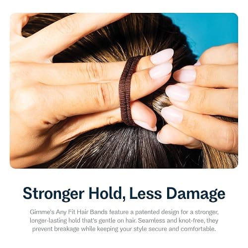Gimme Beauty Hair Ties - Dark Brown, 12 Pack thumbnail 4