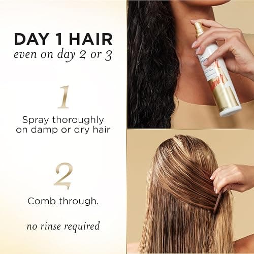 Pantene Conditioning Detangler Spray, Pro-V Repair & Protect, Nutrient Boost for Damaged Hair, Antioxidant Enriched, Leave-In Conditioner, Smooth & Shine, Sulfate-Free, 8.5 Fl Oz, 3 Pack thumbnail 4