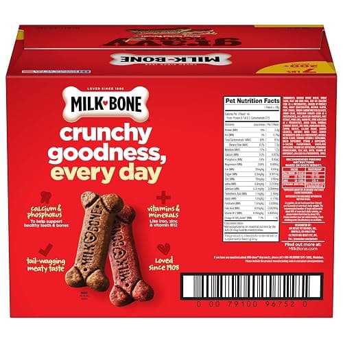 Milk-Bone GravyBones Dog Biscuits, Gravy Coated Small Dog Treats, 7 Lb. Box thumbnail 8