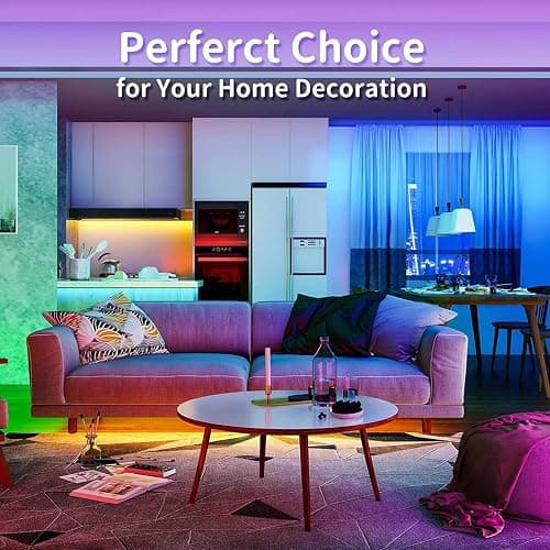 Led Lights for Bedroom 65.6ft, REEMEER Led Lights Music Sync Color Changing Led Strip Lights with App Control and Remote, Led Light Strip Used for Party, Home Decoration thumbnail 6