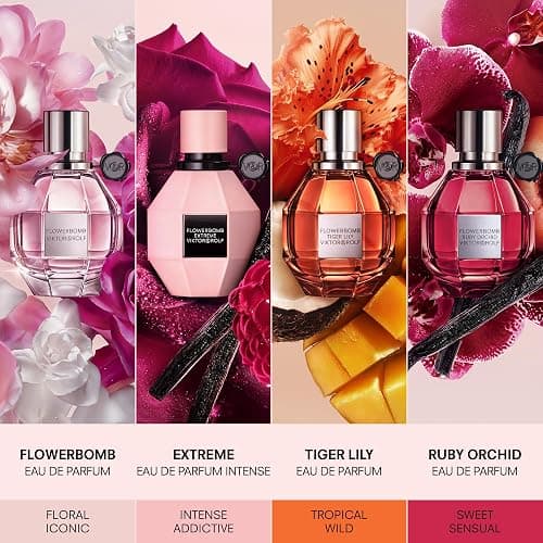 Viktor&Rolf - Flowerbomb Ruby Orchid Eau de Parfum - Women's Perfume - Floral & Fruity - with Notes of Vanilla & Peach - 1 Fl Oz thumbnail 7