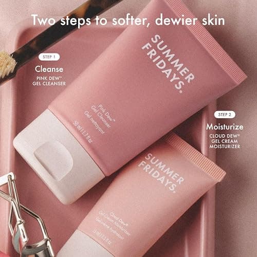 Summer Fridays Cloud Dew® Gel Cream Moisturizer - Lightweight Facial Moisturizer with Hyaluronic Acid, Coconut Water, Cherry Extract + Ceramides for Skin-Plumping Hydration (1.7 Fl Oz) thumbnail 6