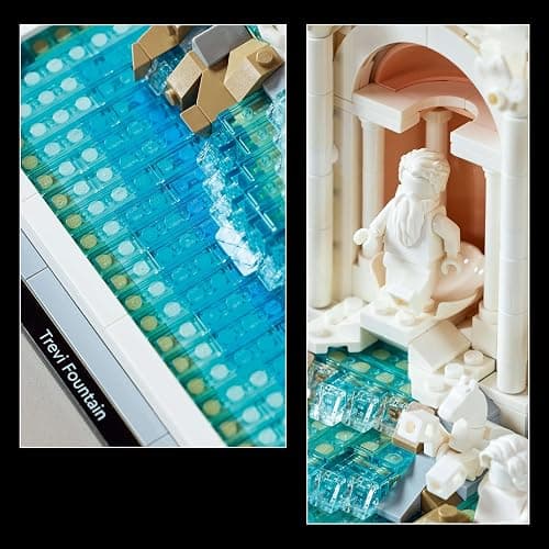 Lego 21062 Architecture, Trevi Fountain Toy, Toy, Birthday, Present, Blocks, Mother's Day, Father's Day, Men, Women, Interior, Stylish thumbnail 4