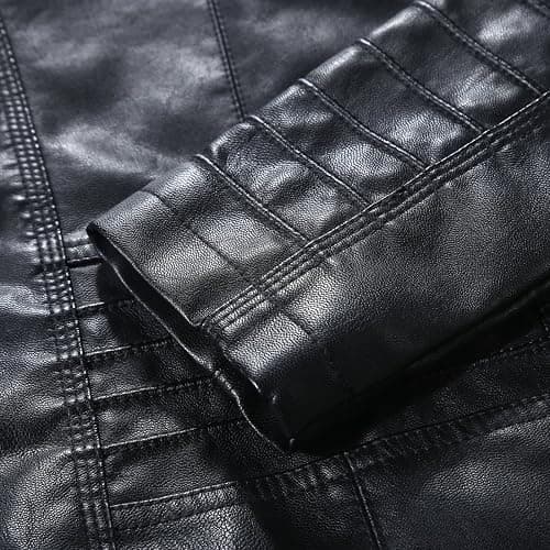 Tanming Womens Faux Leather Jacket Hooded Moto Biker Coat Outerwear Fall Fashion Outfits Winter Clothes thumbnail 7