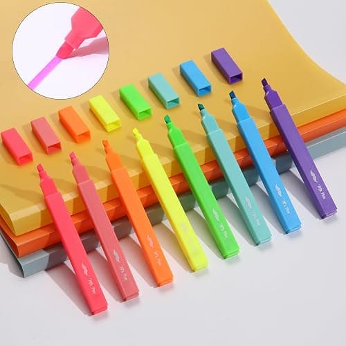 Mr. Pen- Aesthetic Highlighters No Bleed, 8 Pack, Assorted Colors | Chisel Tip, Cute Highlighters Assorted Colors for Journaling, Highlighting, Underlining, Fast Dry, Back to School Supplies thumbnail 7