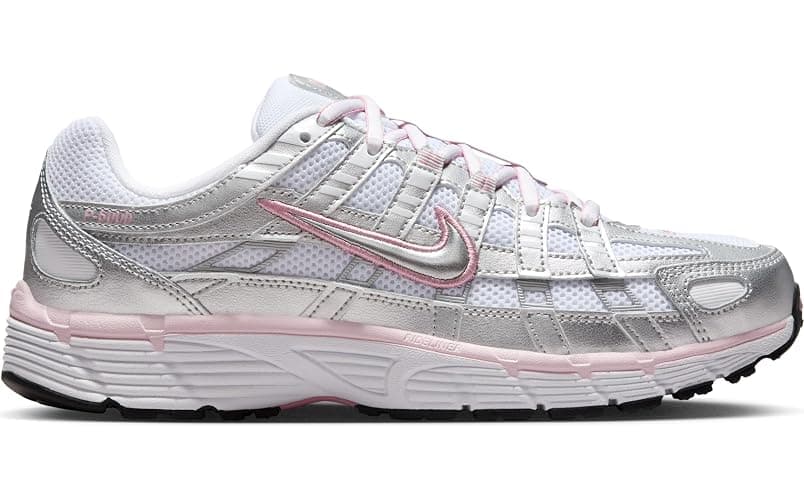 W NIKE P-6000 "WHITE/METALLIC SILVER-ELEMENTAL PINK" thumbnail 6