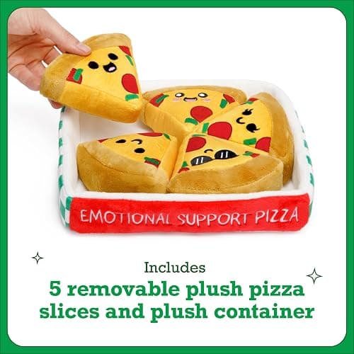WHAT DO YOU MEME? Emotional Support Pizza — Plush Pizza by Emotional Support Plushies thumbnail 4
