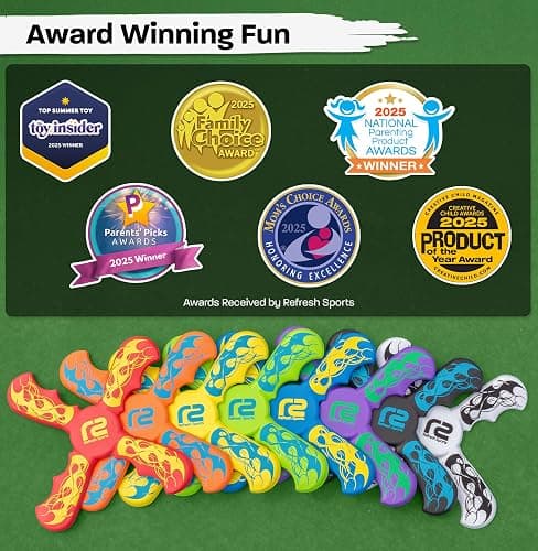 Boomerang for Kids - Toys For Ages 8-13 Boys & Girls - Fun & Easy To Use - Easter Basket Stuffers for Kids 6 7 8 9 10 + Year Old Boy Gifts - Best Easter Gifts & Summer Birthday Gift Ideas for All Ages thumbnail 7