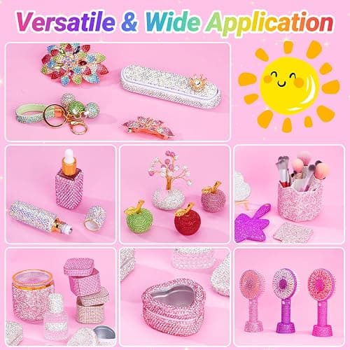 46000Pcs 42 Colors Jelly Rhinestones for Bedazzling, Resin Multicolor 3mm Flatback Gems for Crafting, Bedazzler Kit with 3Pcs 15ml B7000 Jewelry Glue for Crafts Clothes Book Shoes Nail Diamond Art thumbnail 5