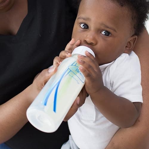 Dr. Brown's Natural Flow Anti-Colic Options+ Narrow Baby Bottle, 8 oz/250 mL, with Level 1 Slow Flow Nipples, 0m+, 4 Pack - 4 Pack, 8oz, Clear thumbnail 7