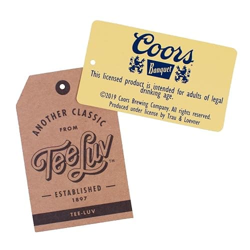 Tee Luv Men's Coors Banquet Beer Shirt - Front and Back Coors Rodeo Bull T-Shirt thumbnail 7