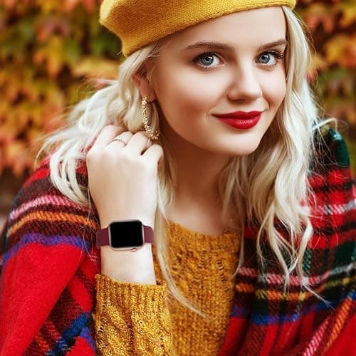 6 Pack Silicone Sport Bands Compatible with Apple Watch Band 38mm 40mm 41mm 42mm 44mm 45mm 46mm 49mm Women Men, Soft Strap Waterproof Wristband for iWatch Series 10 9 8 7 6 5 4 3 2 1 Ultra SE thumbnail 4