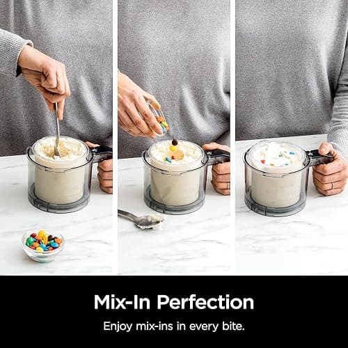 Ninja NC301 CREAMi, Ice Cream, Gelato, Milkshake, Sorbet, and Smoothie Bowl Maker, 7 One-Touch Programs, Rose Gold (Renewed) thumbnail 8