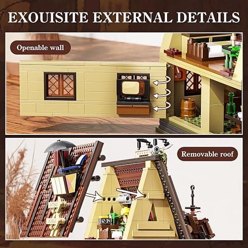 Gravity House Building Sets,Mystery Shack House Building Blocks Toy | Compatible with Lego, Collectible Buildable Fun Model Toys, Gift for 14+ Boys Girls Adults and Fans (965 PCS) thumbnail 6