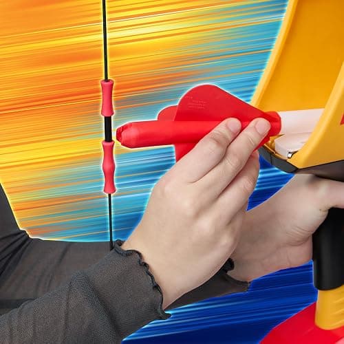 Nerf Pyrostrike Megabow, 42-Inch Bow Fires Arrows Up to 105 Feet, 2 Arrows with Soft Tips, Kids Outdoor Toys, Ages 10+ (Amazon Exclusive) thumbnail 10