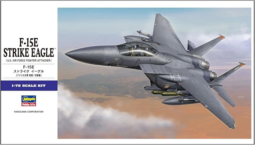 Hasegawa 1:72 Scale F-15E Strike Eagle Model thumbnail 6