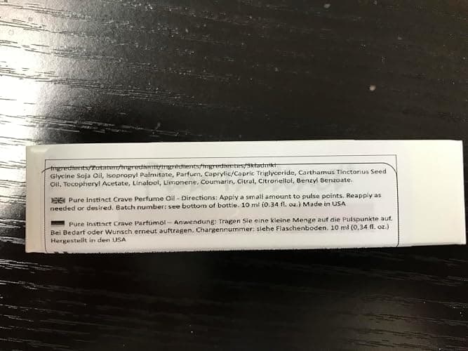 Pure Instinct Roll-On - The Original Pheromone Infused Essential Oil Perfume Cologne - TSA Ready (Crave - Women) thumbnail 9