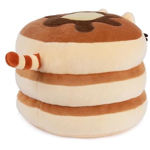 GUND Pusheen The Cat Pancake Squisheen Plush, Squishy Toy Stuffed Animal for Ages 8 and Up, Brown, 6” - Pancake thumbnail 6