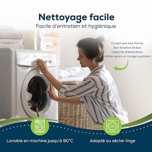 Sensalou Protège-Lit Imperméable Réutilisable 50x90 cm – Alèse Lavable Ultra Absorbante pour Incontinence, Bébé, Adulte, Senior – Protection Étanche 2400 ML/m² – Certifié Oeko-TEX & Dermatest 1 Pièce thumbnail 6