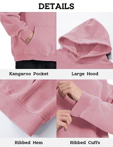 Hatant Oversized Hoodie Sweatshirts for Men Couples Heavyweight Hoodies Pullover Vintage Mens Acid Wash Sweaters Clothes 2025 thumbnail 5