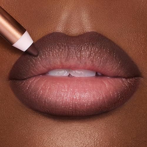 pillow talk deep brown Charlotte Tilbury Lip Cheat Lip Liner Pencil - Gives Lips a Fuller-Looking, Defined Pout - Enriched with Jojoba Oil & Hyaluronic Acid - Waterproof, Smudge-Proof & Transfer-Proof thumbnail 5