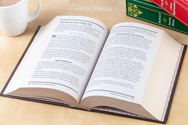The Book of Unusual Knowledge: Big Book of Fascinating Facts & Information | Hardcover Gift for Trivia Buffs, Curious Minds, Adults, Dad & Knowledge Seekers thumbnail 4