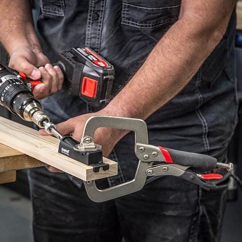 Trend Twin Pocket Hole Jig with HSS Drill Bit & Depth Setting Collar, Square Drive Bit & Pocket Hole Screws Selection, PH/JIG/C thumbnail 9