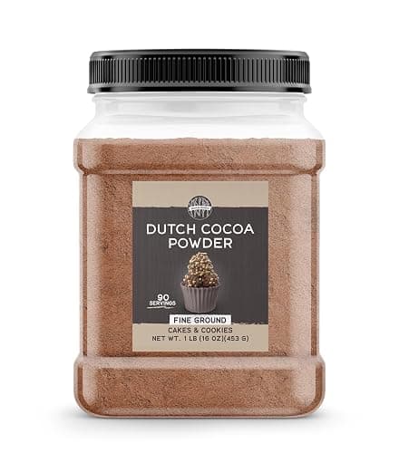 Birch & Meadow 1 lb of Dutch Cocoa Powder, Cookies & Cakes, Chocolate Flavor - Image 1