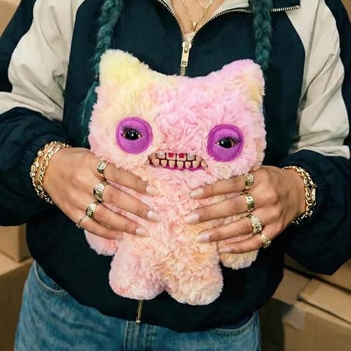 Fuggler Baddies Fuggs 9 Inch Plush Collectible Toy (Munch Munch) by ZURU Featuring Funny Ugly Monster Designs with Fierce Attitude, Bold Style, Unsettling Expressions thumbnail 8
