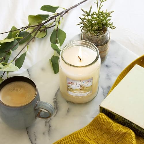 AIRPURE Large Candle Scented, Vanilla Cupcake Fragrance, 18oz Jar, 120 Hour Ornamental Candles, Fill The Room with a Warm and Homey Fragrance, for The Bedroom, Bathroom, Family Room of Office thumbnail 4