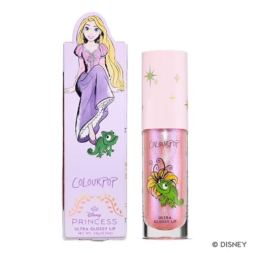 ColourPop x Disney Princess Ultra Glossy Lip Gloss - High-Shine, Non-Sticky & Hydrating Lip Gloss - Infused with Hyaluronic Acid, Kakadu Plum & Cherry - Pinky Lilac, Courageous Rapunzel (0.24 Fl oz) thumbnail 7
