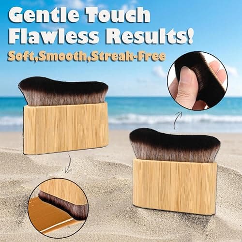 Self Tanning Mitt Self Tanner Mitt Tanning Glove Self Tan Mitt Applicator Self Tanner Brush For Body Self Tanning Brush Kabuki Brush Back Self Tanner Back Applicator Back Tanning Applicator 4 Pack thumbnail 3