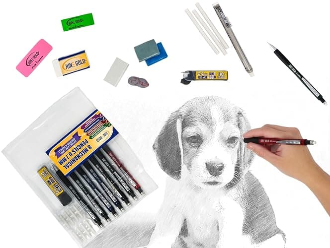 June Gold 640 Pieces, 0.5 mm HB #2 Lead Refills, 160 Pieces Per Dispenser, Fine Thickness, Break Resistant Lead/Graphite (Pack of 4 Dispensers) thumbnail 5