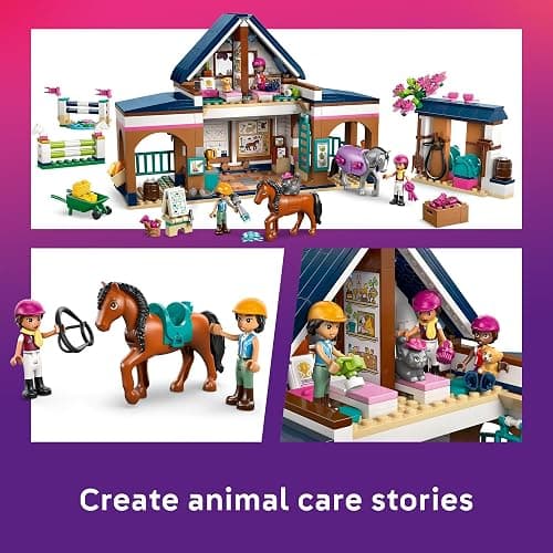 LEGO Friends Horse Stable and Riding Academy Building Toy for Girls & Boys - Pretend Play Set for Kids, Ages 7+ - W/3 Minidolls, Toy Animal Figures, & Accessories - Gift Idea for Birthdays - 42688 thumbnail 4