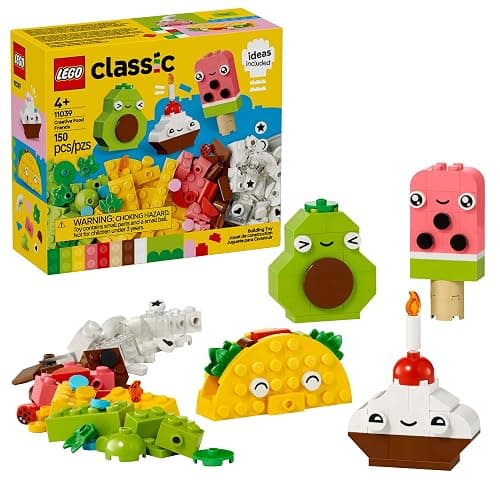 LEGO Classic Creative Food Friends Building Toy Set - Pretend Play Food for Kids, Boys and Girls, Ages 4+ - Learning and Educational Toy for Preschool - Gift Idea for Birthdays - 11039 - Image 1