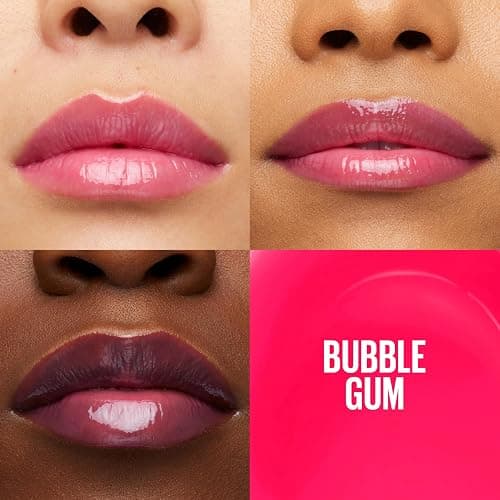 Maybelline New York Lifter Gloss Hydrating Lip Gloss with Hyaluronic Acid, Bubblegum, Sheer Bright Pink, 1 Count thumbnail 2