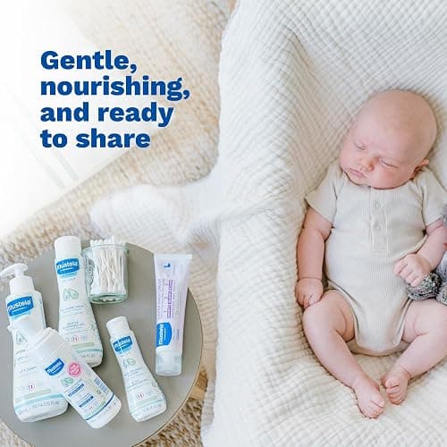 Mustela Newborn Arrival Gift Set - Baby Skincare & Bath Time Essentials - Natural & Plant Based - 5 Items Set thumbnail 8