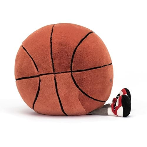 Jellycat Amuseables Basketball Stuffed Toy, 12.5 inches - Basketball Plush Gift for Sports Fans - Basketball thumbnail 7