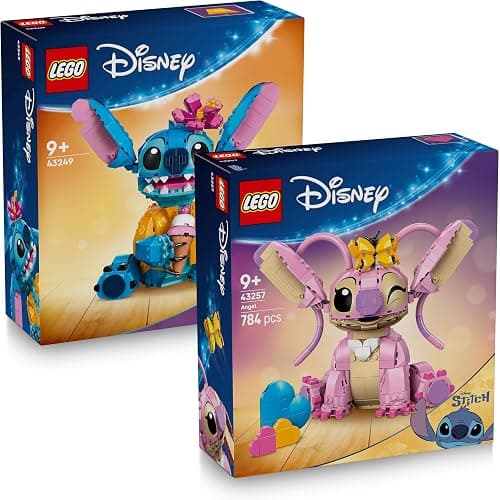 LEGO Stitch & LEGO Angel - Lilo und Stitch Figur zum Bauen (43249 & 43257) - Image 1
